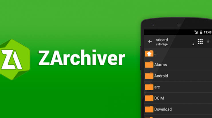 Background تحميل تطبيق ZArchiver لفك الضغط للأندرويد